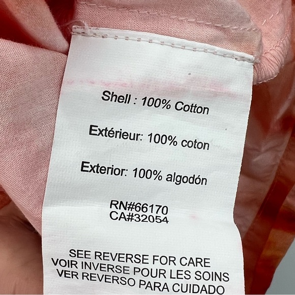 Anthropologie Samant Chauhan Emilia Ruffled Tie-Dye Blouse in Orange size XS - Picture 9 of 9